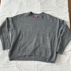 Vince Camuto Heather Gray Crewneck Sweater
